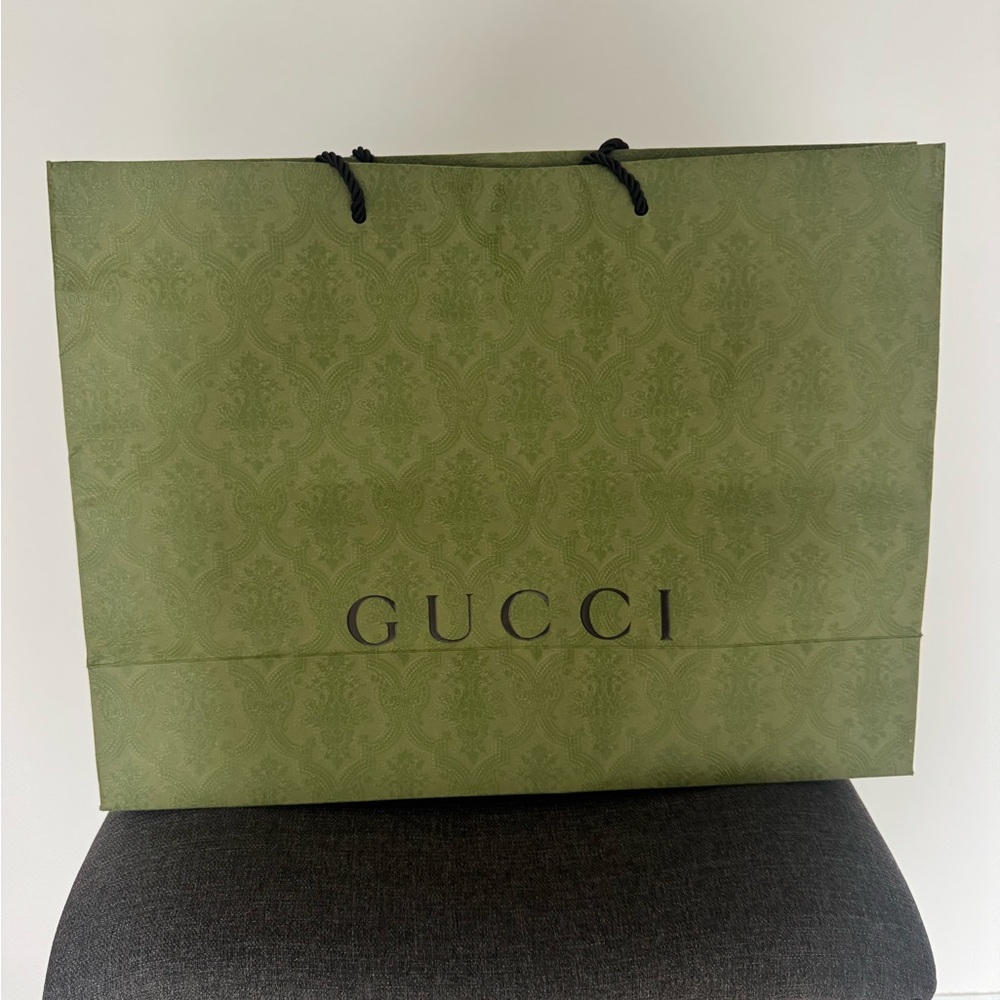 Gucci Green Shopping Bag